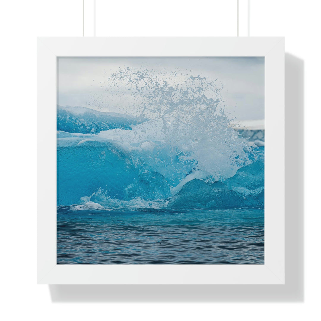 Freezing Splash - Framed Print - Visiting This World