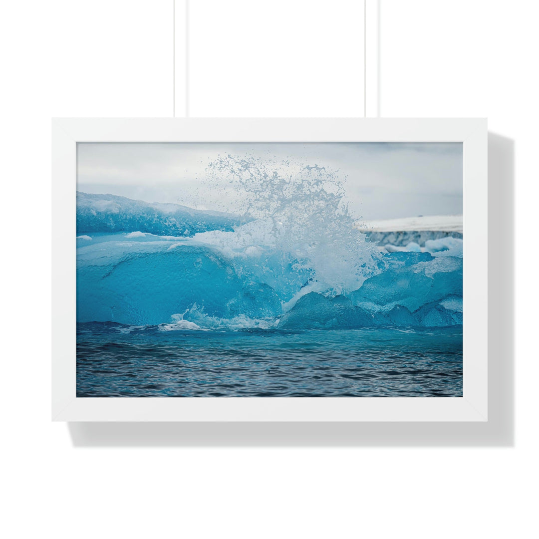 Freezing Splash - Framed Print - Visiting This World