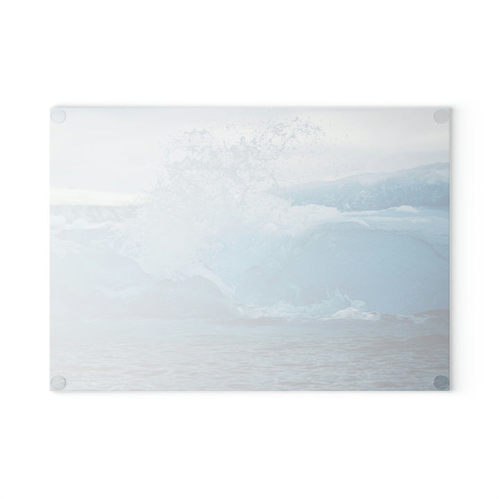 Freezing Splash - Glass Cutting Board - Visiting This World