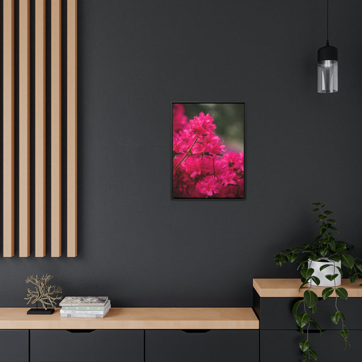 Full Bloom - Canvas with Frame - Visiting This World