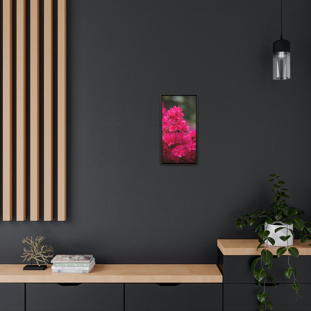 Full Bloom - Canvas with Frame - Visiting This World