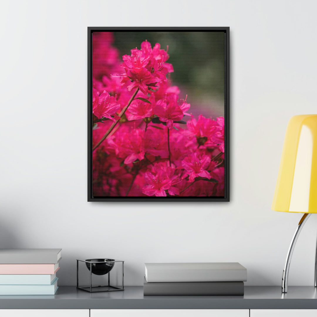 Full Bloom - Canvas with Frame - Visiting This World