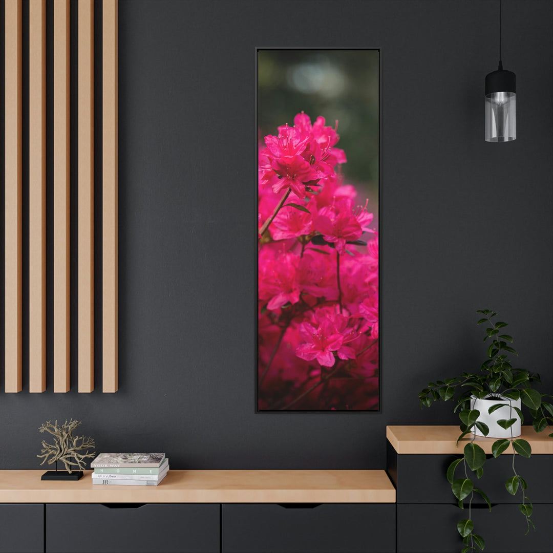 Full Bloom - Canvas with Frame - Visiting This World