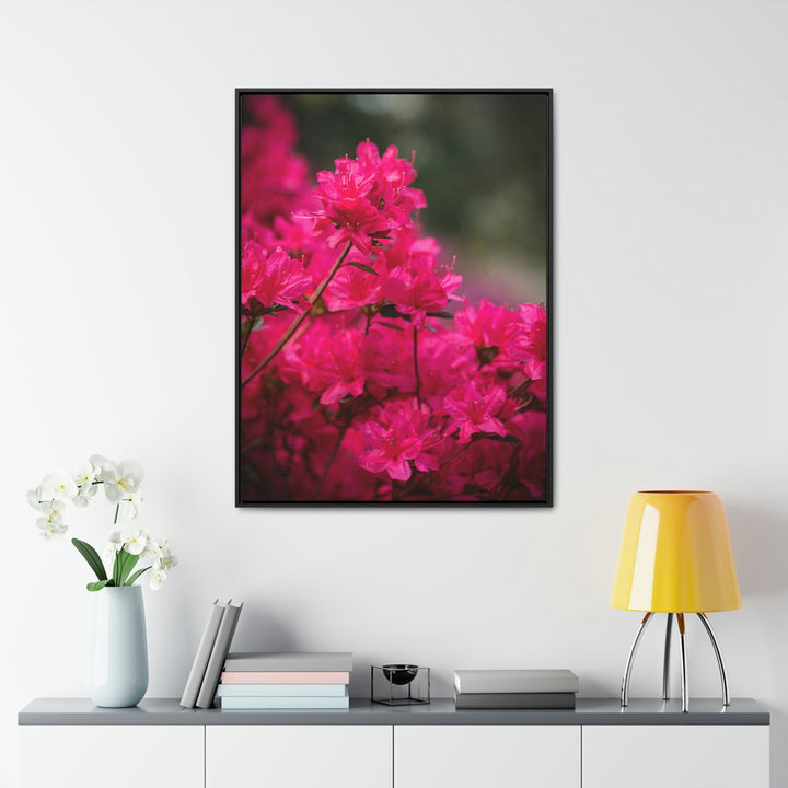 Full Bloom - Canvas with Frame - Visiting This World