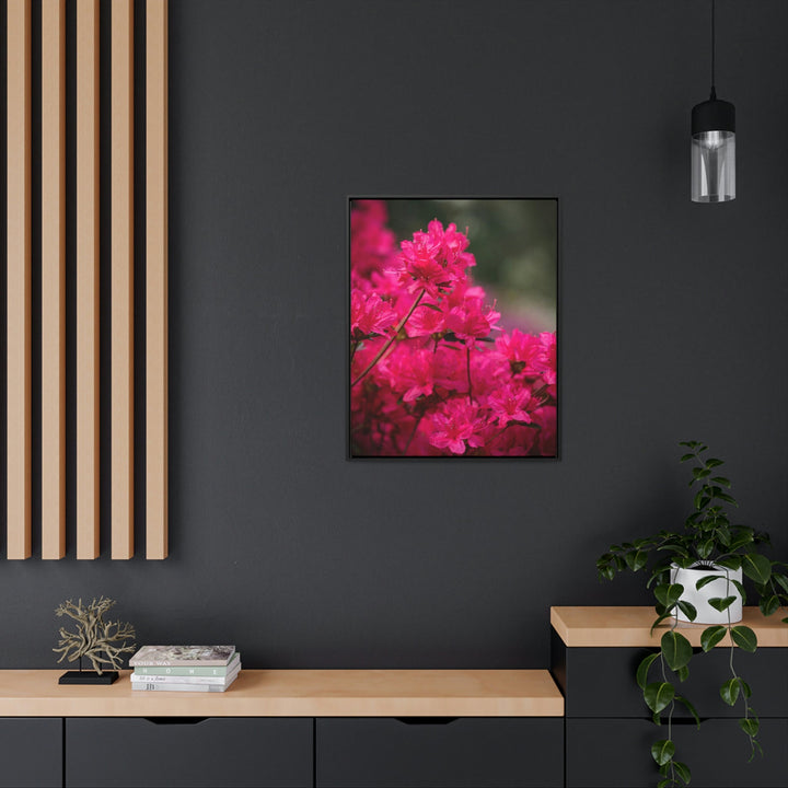 Full Bloom - Canvas with Frame - Visiting This World