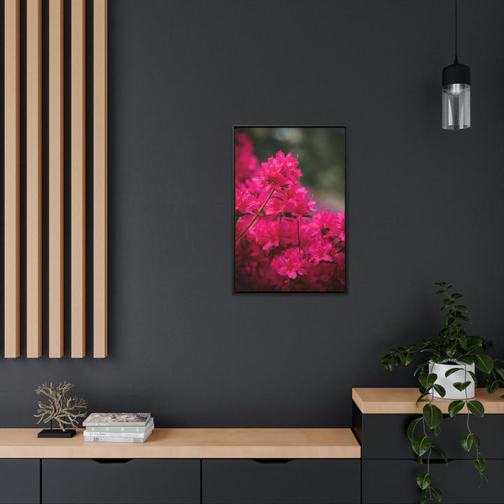 Full Bloom - Canvas with Frame - Visiting This World