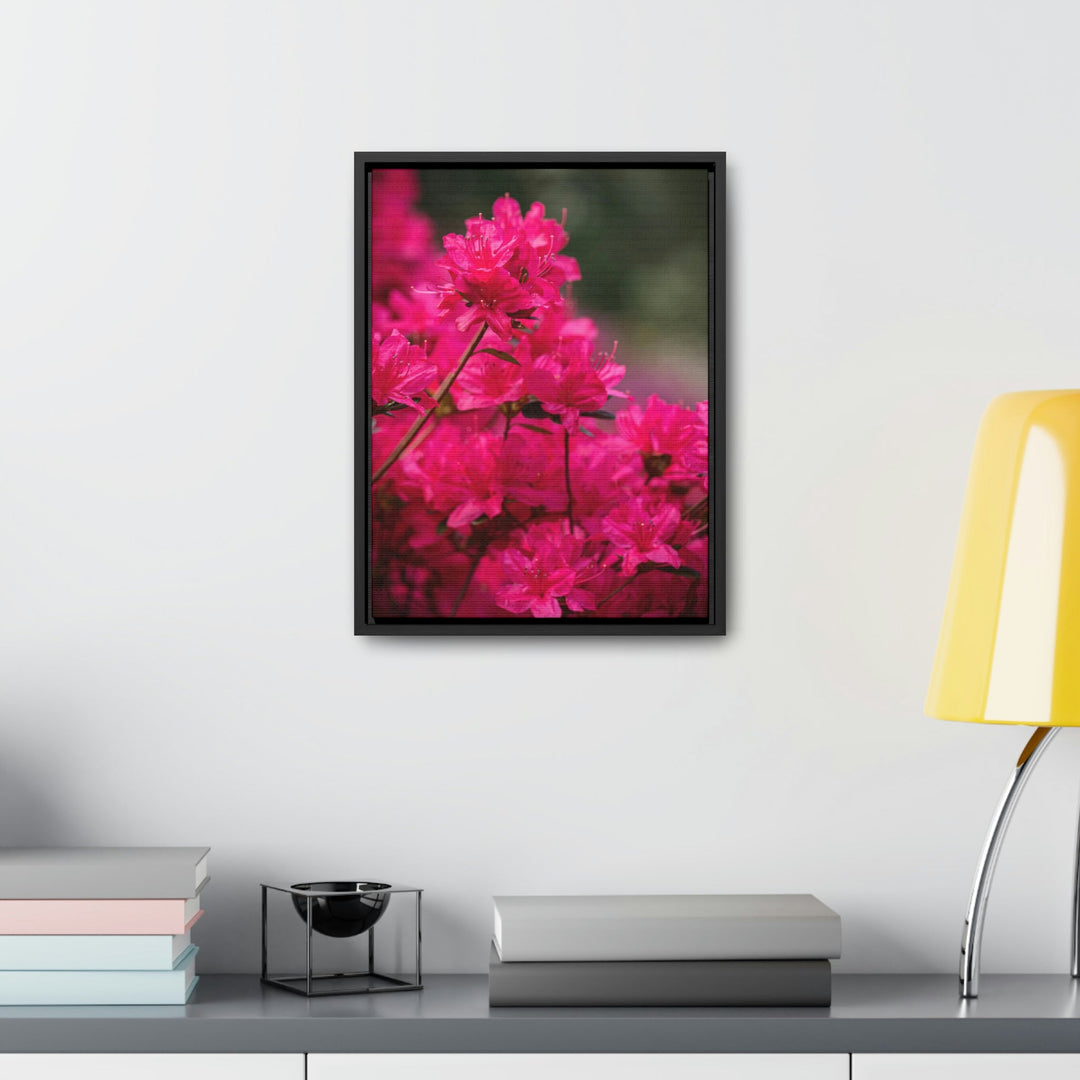 Full Bloom - Canvas with Frame - Visiting This World