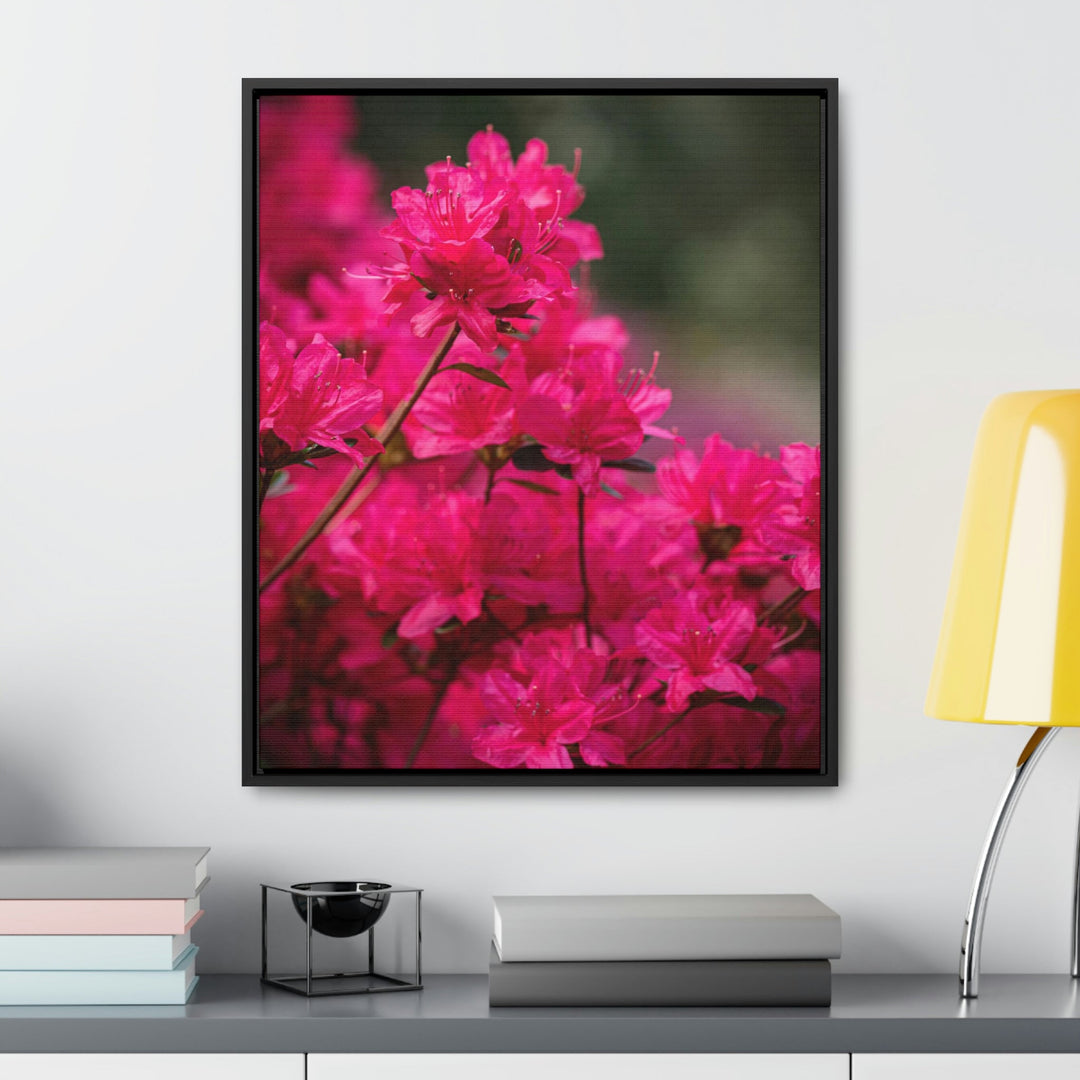 Full Bloom - Canvas with Frame - Visiting This World