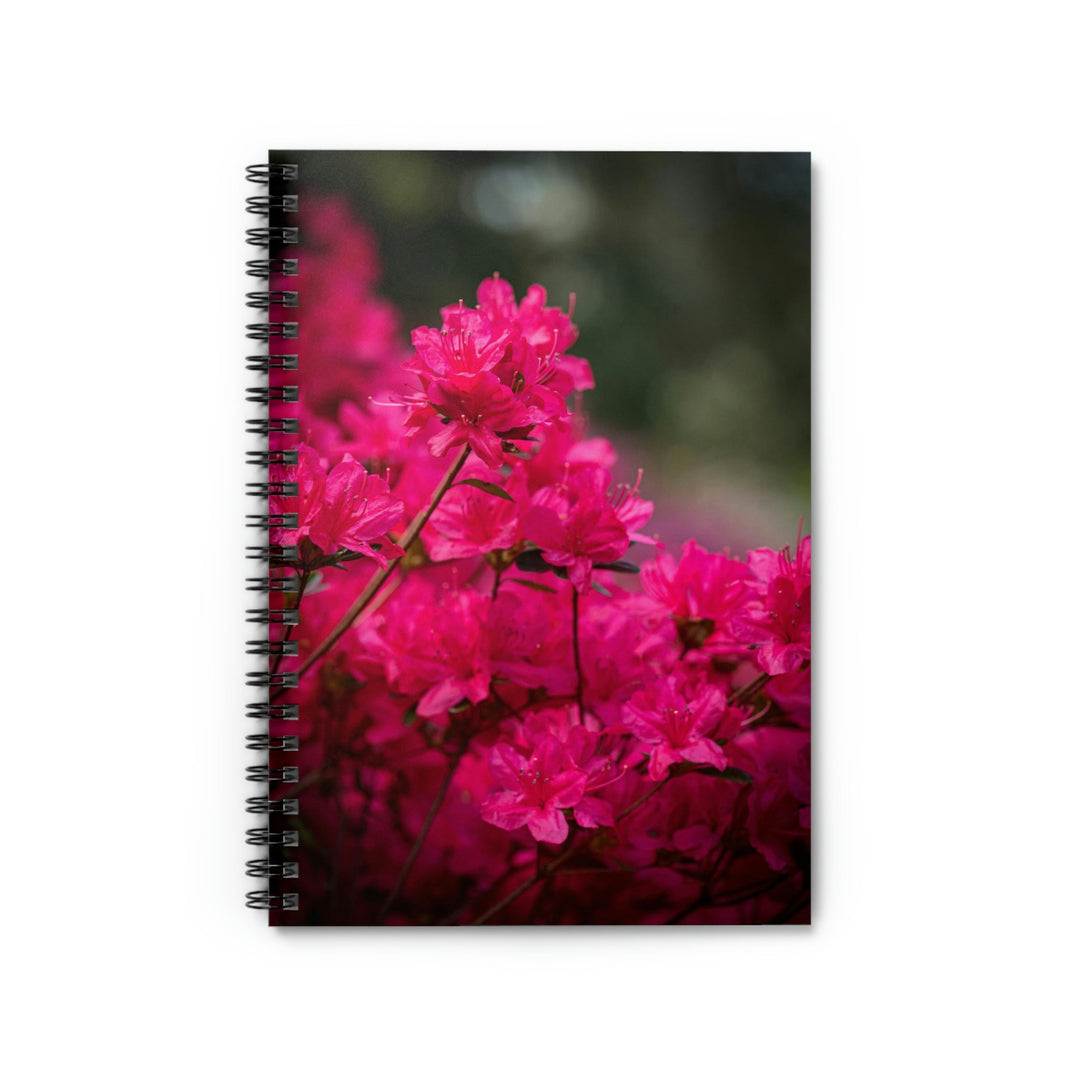 Full Bloom - Spiral Ruled Line Notebook - Visiting This World