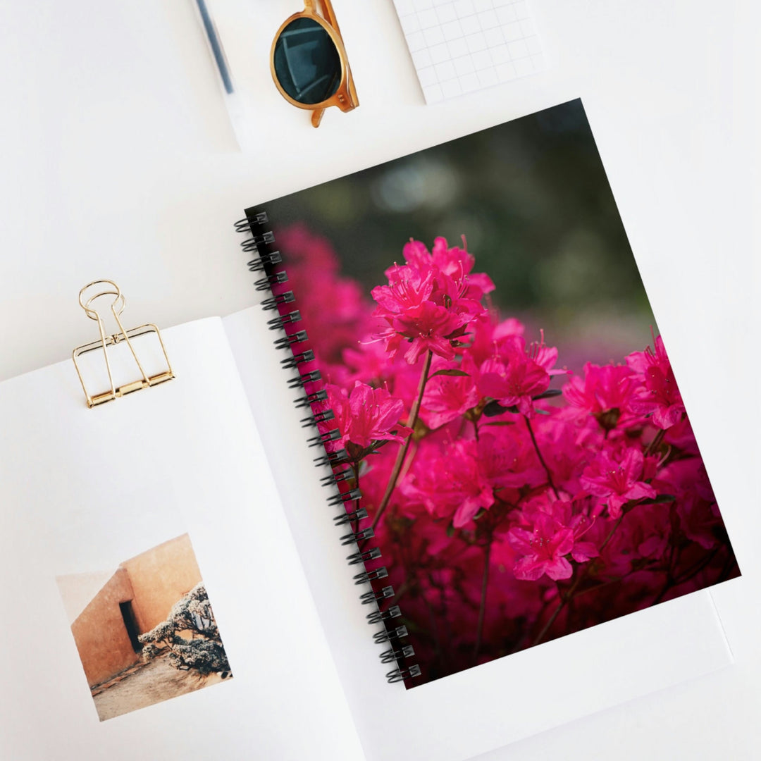 Full Bloom - Spiral Ruled Line Notebook - Visiting This World