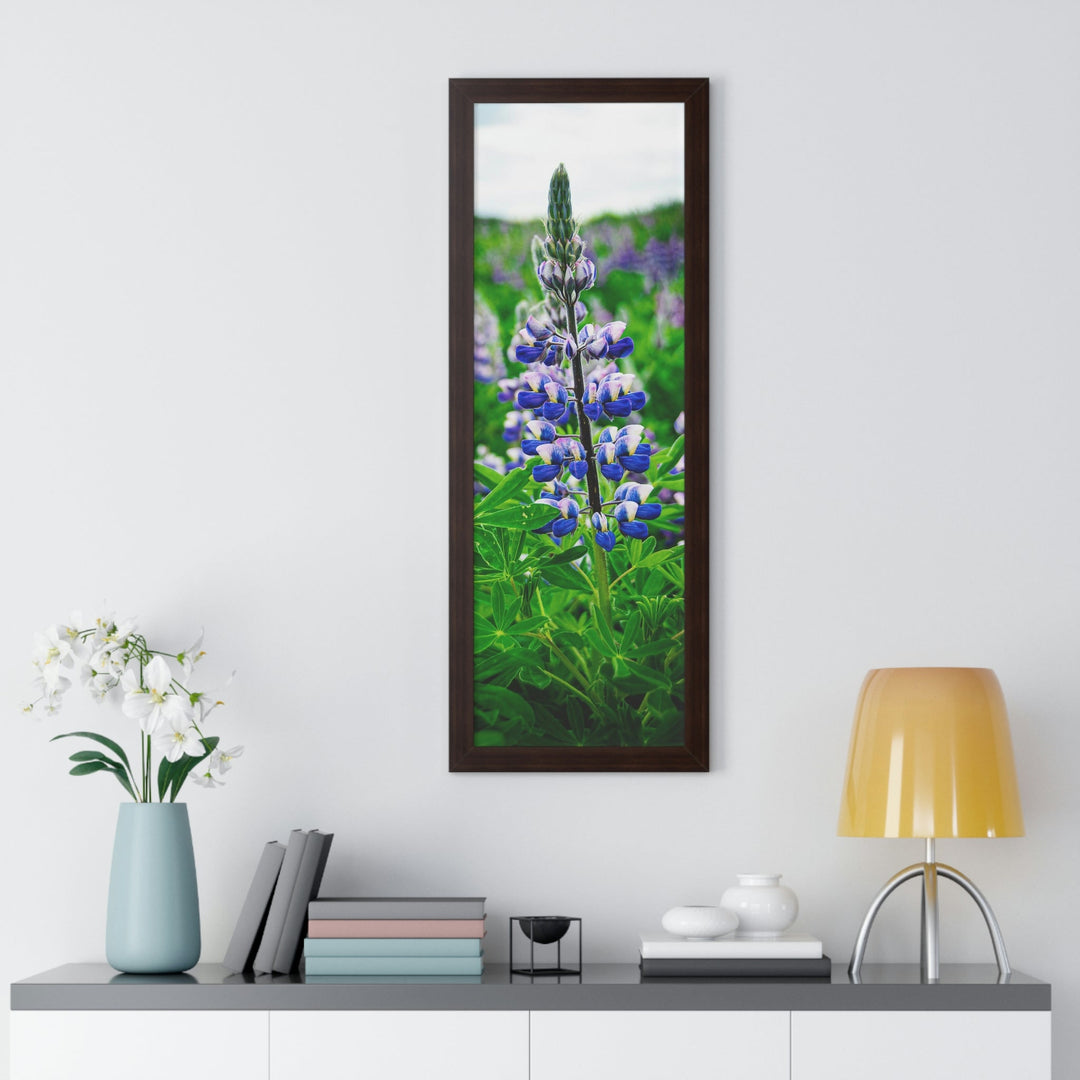 Glowing Lupin - Framed Print - Visiting This World