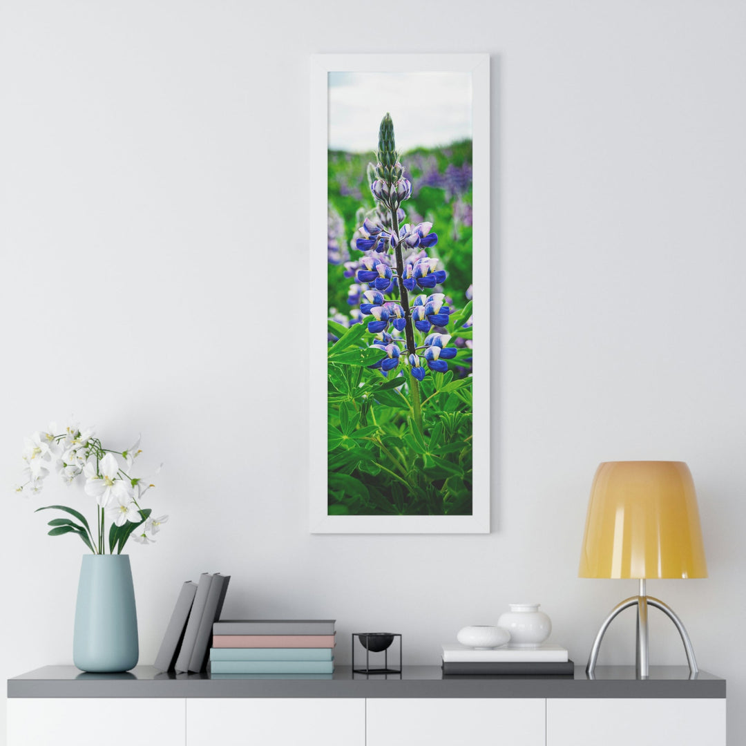 Glowing Lupin - Framed Print - Visiting This World