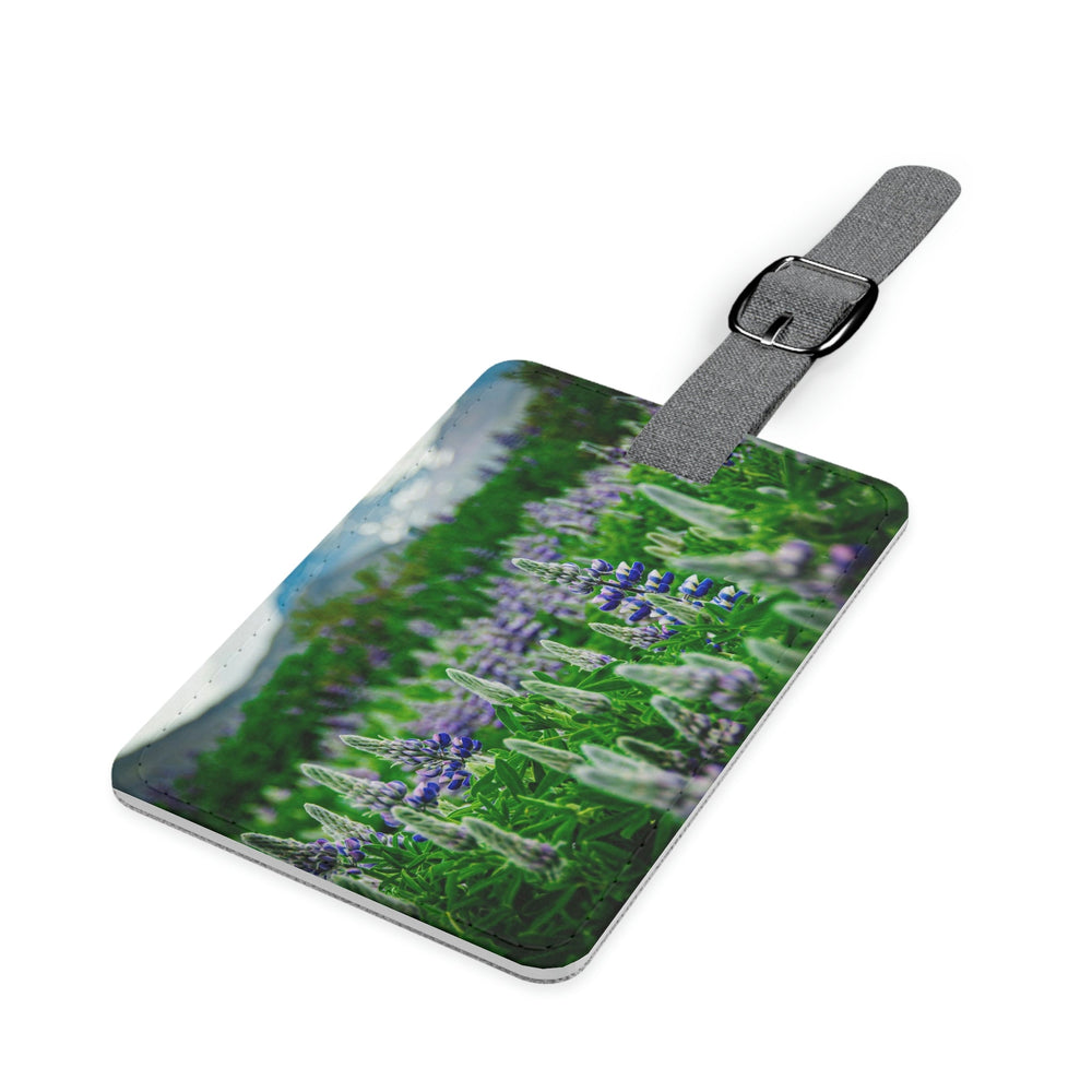 Glowing Lupin with Mountains - Luggage Tag - Visiting This World