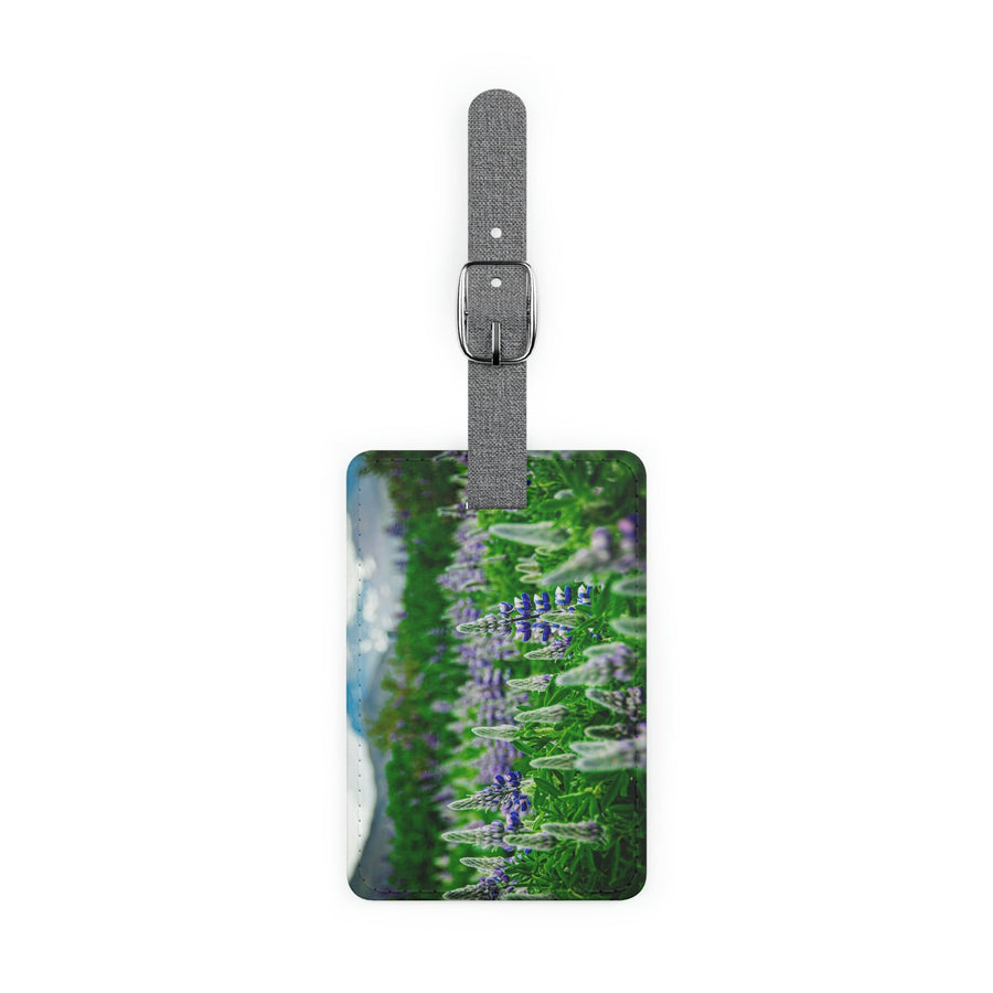 Glowing Lupin with Mountains - Luggage Tag - Visiting This World