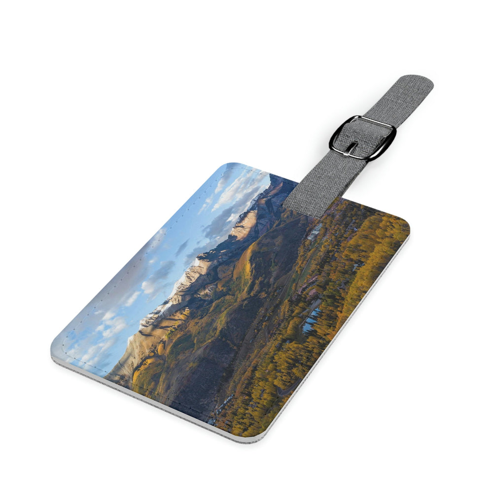 Glowing Mountainside - Luggage Tag - Visiting This World