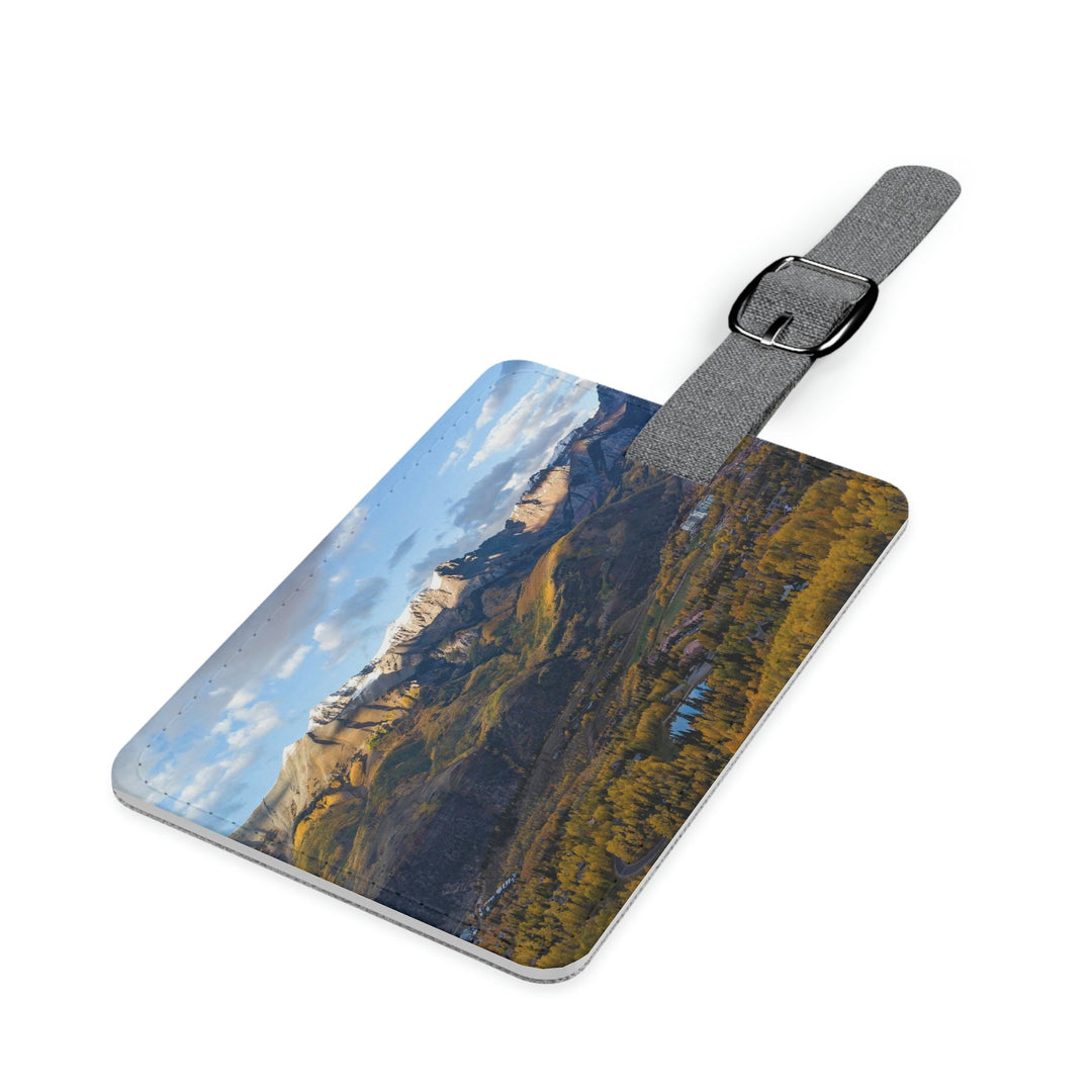 Glowing Mountainside - Luggage Tag - Visiting This World