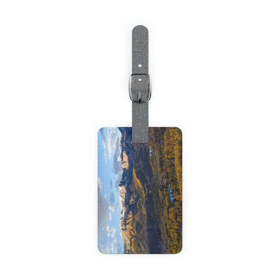 Glowing Mountainside - Luggage Tag - Visiting This World