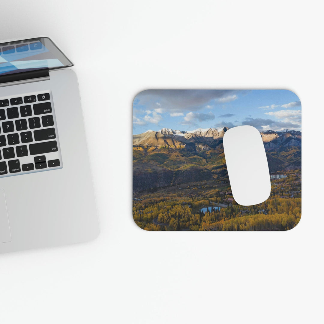 Glowing Mountainside - Mouse Pad (Rectangle) - Visiting This World