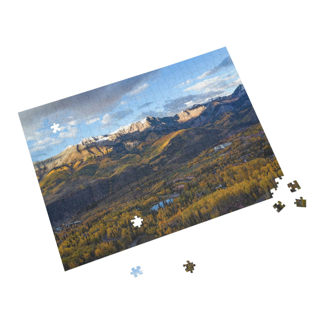 Glowing Mountainside - Nature Puzzle (96, 252, 500, 1000-Piece) - Visiting This World