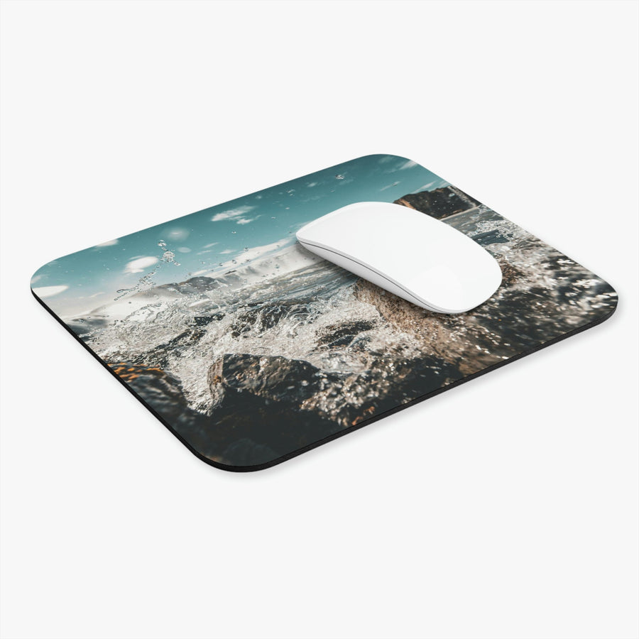 Goðafoss Splash - Mouse Pad (Rectangle) - Visiting This World