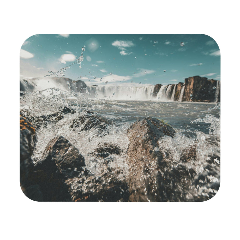 Goðafoss Splash - Mouse Pad (Rectangle) - Visiting This World