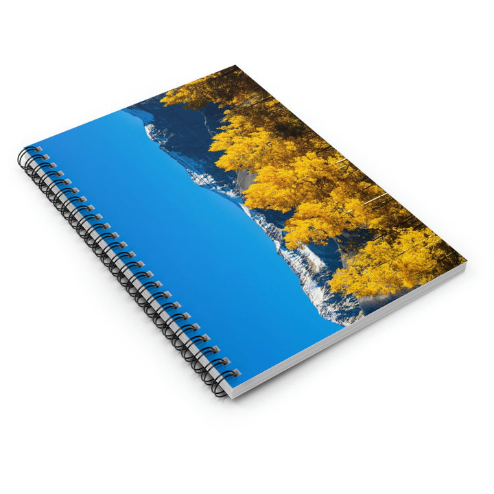 Golden Glow - Spiral Ruled Line Notebook - Visiting This World