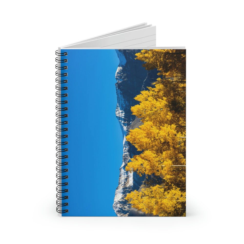 Golden Glow - Spiral Ruled Line Notebook - Visiting This World