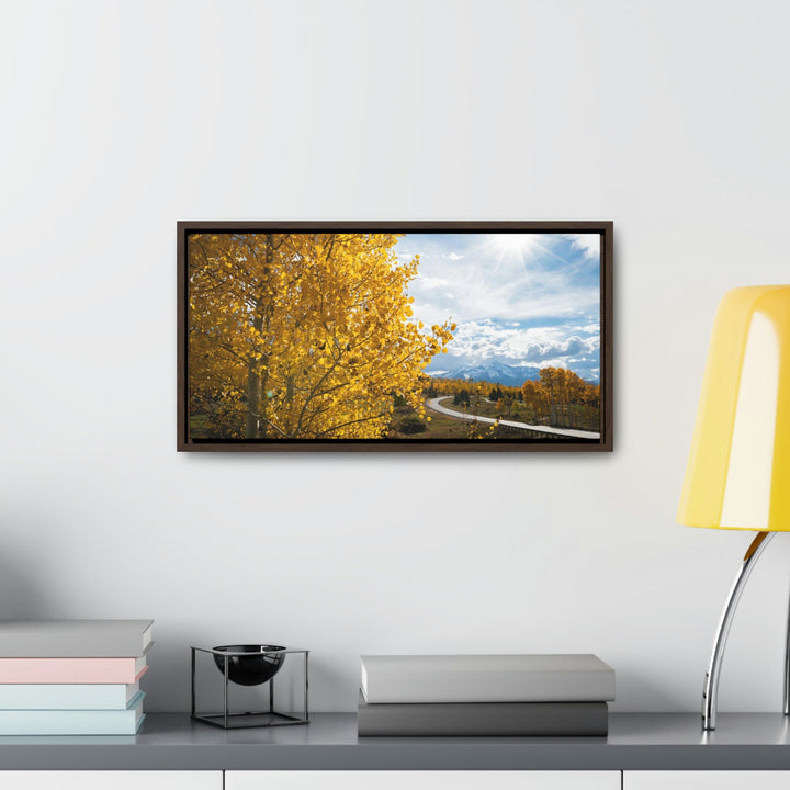 Golden Sunshine - Canvas with Frame - Visiting This World