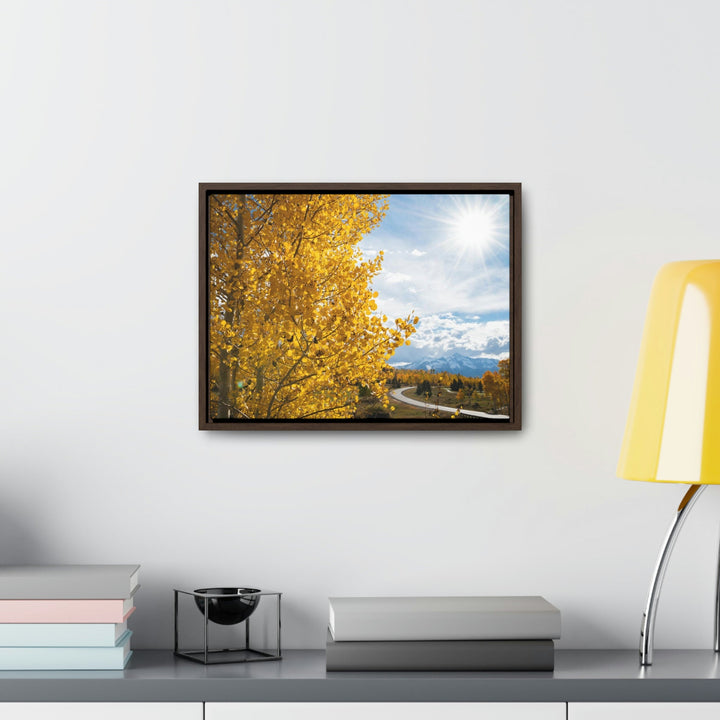 Golden Sunshine - Canvas with Frame - Visiting This World