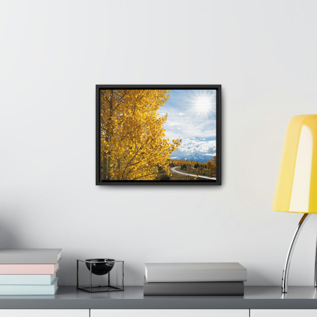 Golden Sunshine - Canvas with Frame - Visiting This World