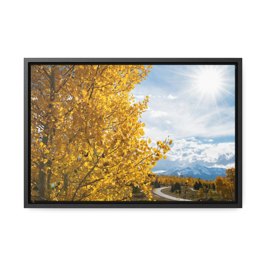 Golden Sunshine - Canvas with Frame - Visiting This World