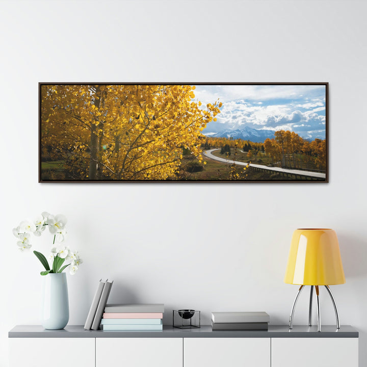 Golden Sunshine - Canvas with Frame - Visiting This World