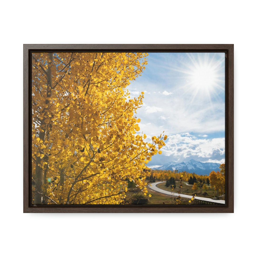 Golden Sunshine - Canvas with Frame - Visiting This World