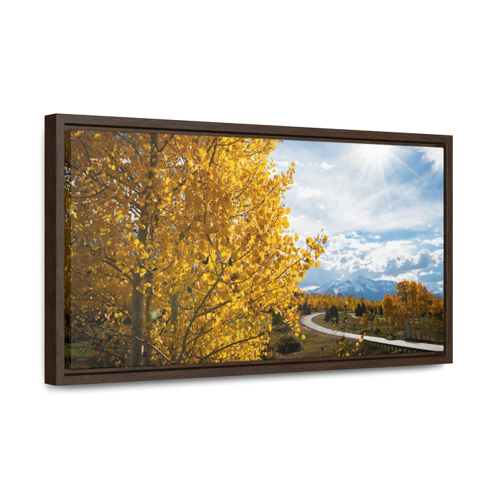 Golden Sunshine - Canvas with Frame - Visiting This World