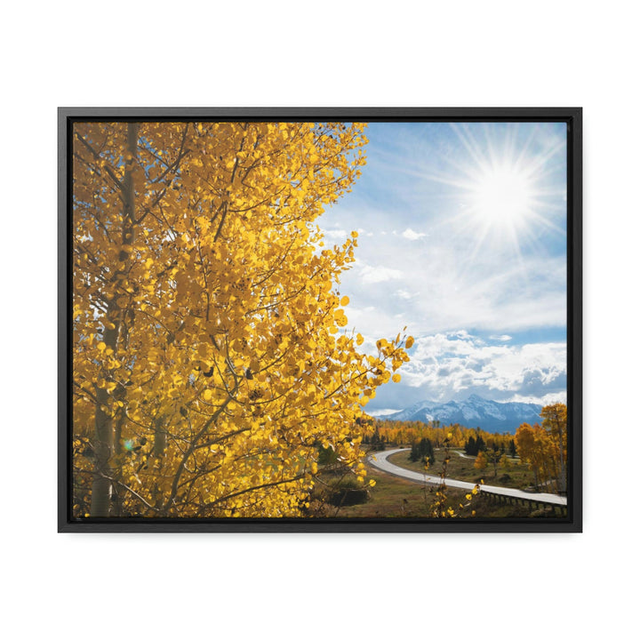 Golden Sunshine - Canvas with Frame - Visiting This World