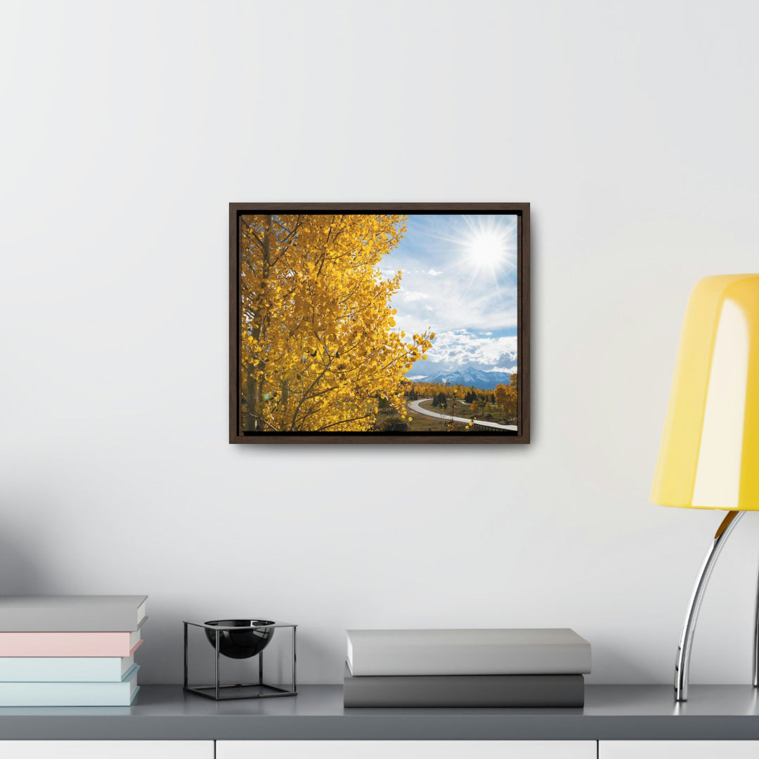 Golden Sunshine - Canvas with Frame - Visiting This World