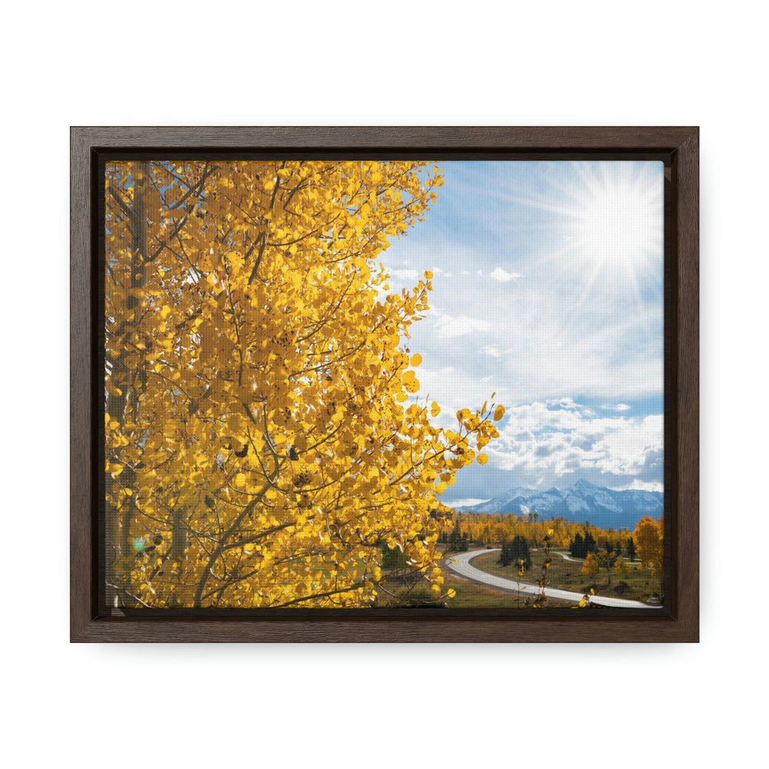 Golden Sunshine - Canvas with Frame - Visiting This World