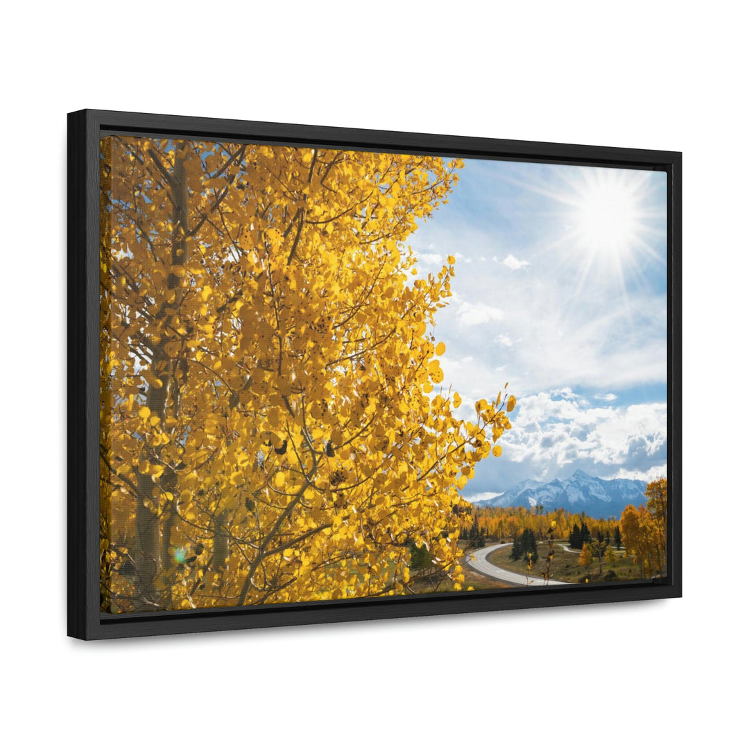 Golden Sunshine - Canvas with Frame - Visiting This World