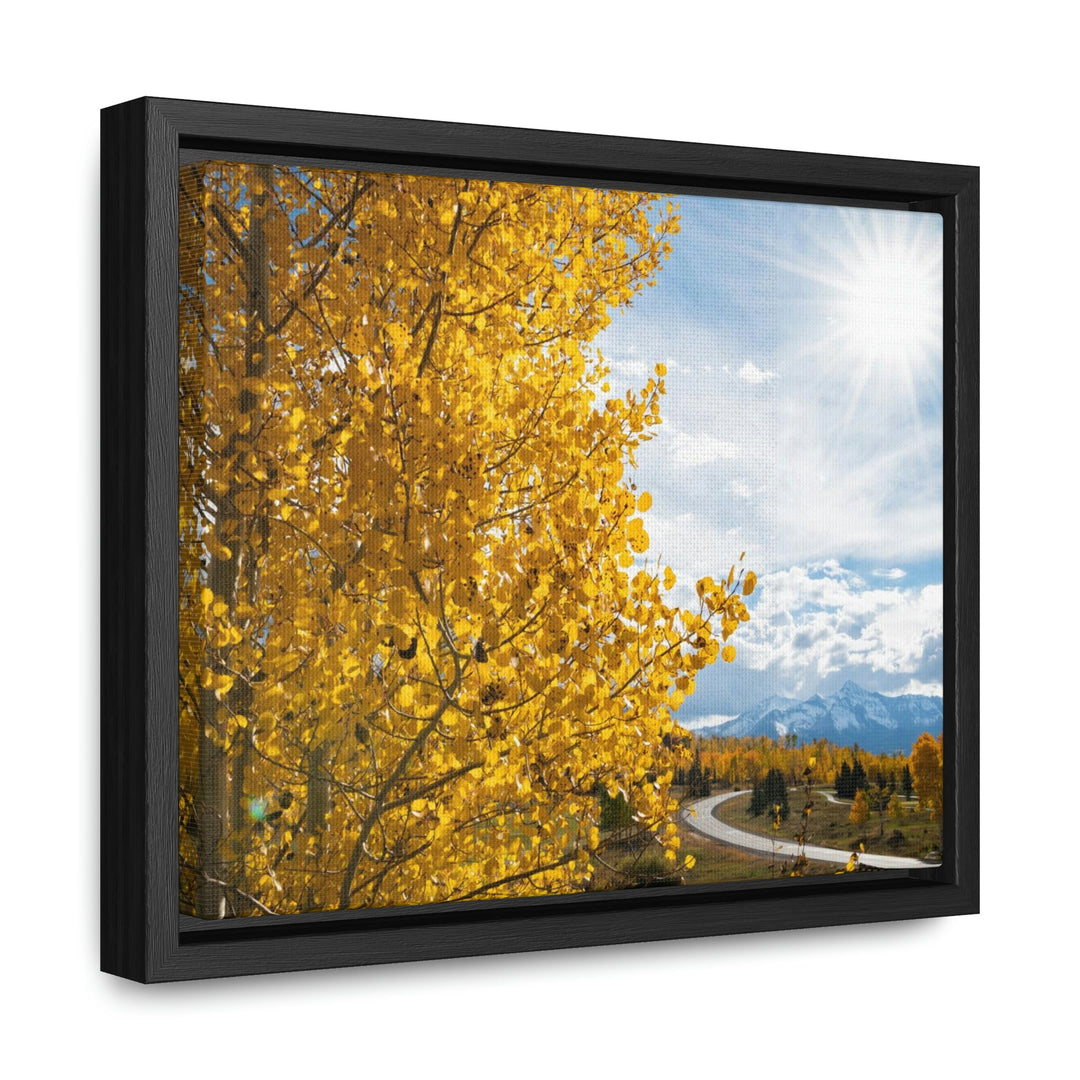 Golden Sunshine - Canvas with Frame - Visiting This World