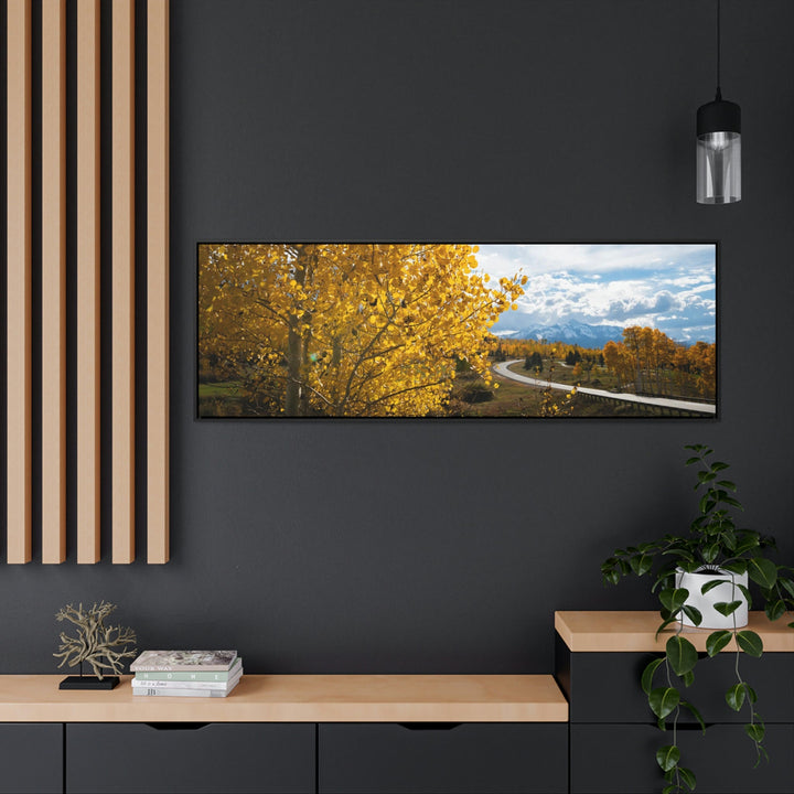 Golden Sunshine - Canvas with Frame - Visiting This World