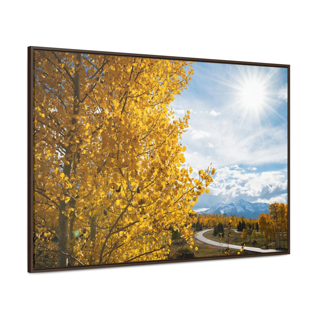 Golden Sunshine - Canvas with Frame - Visiting This World