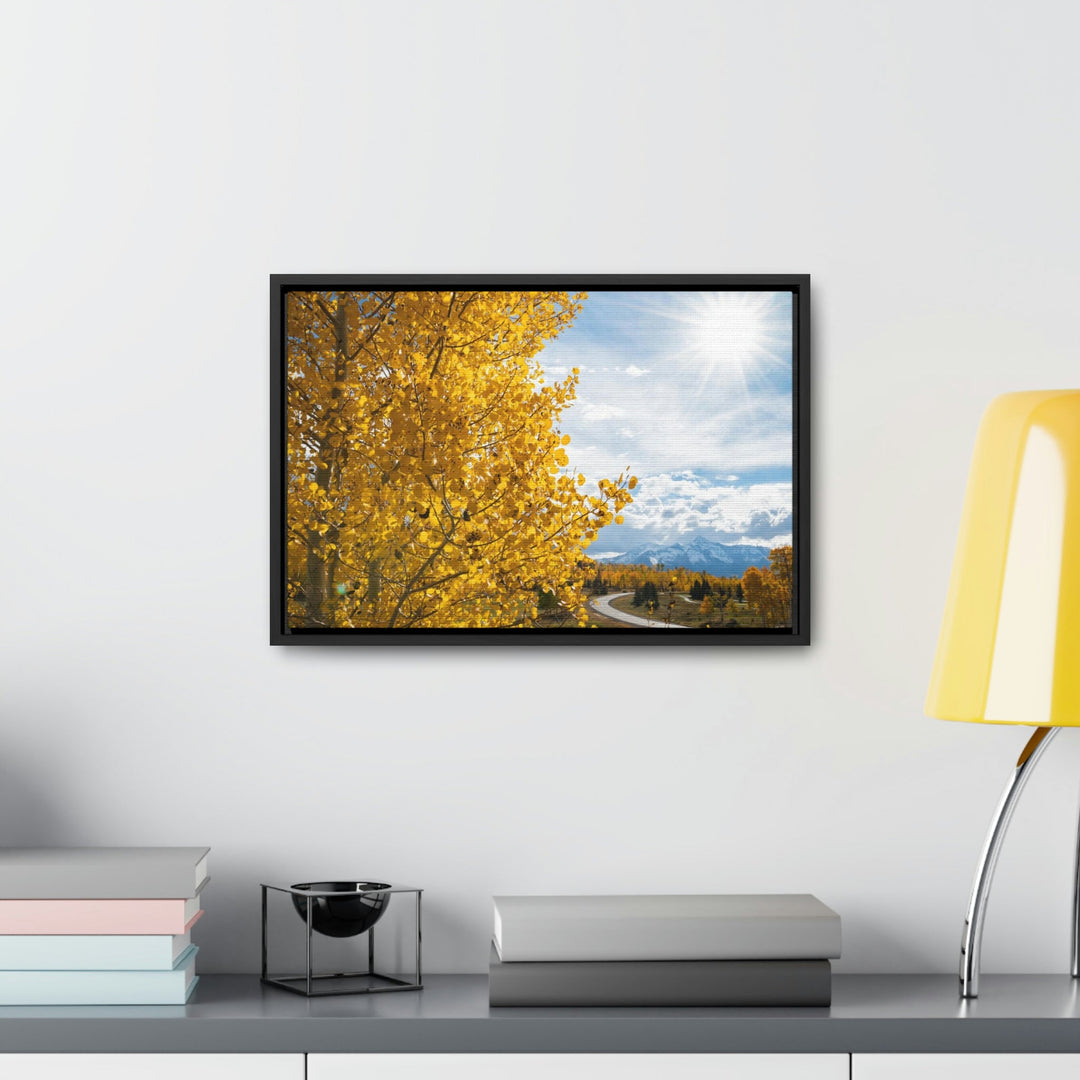 Golden Sunshine - Canvas with Frame - Visiting This World