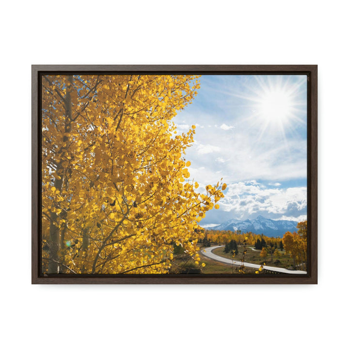 Golden Sunshine - Canvas with Frame - Visiting This World