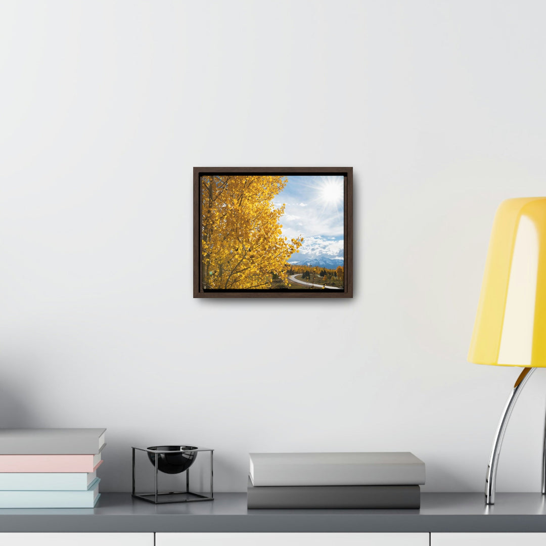 Golden Sunshine - Canvas with Frame - Visiting This World