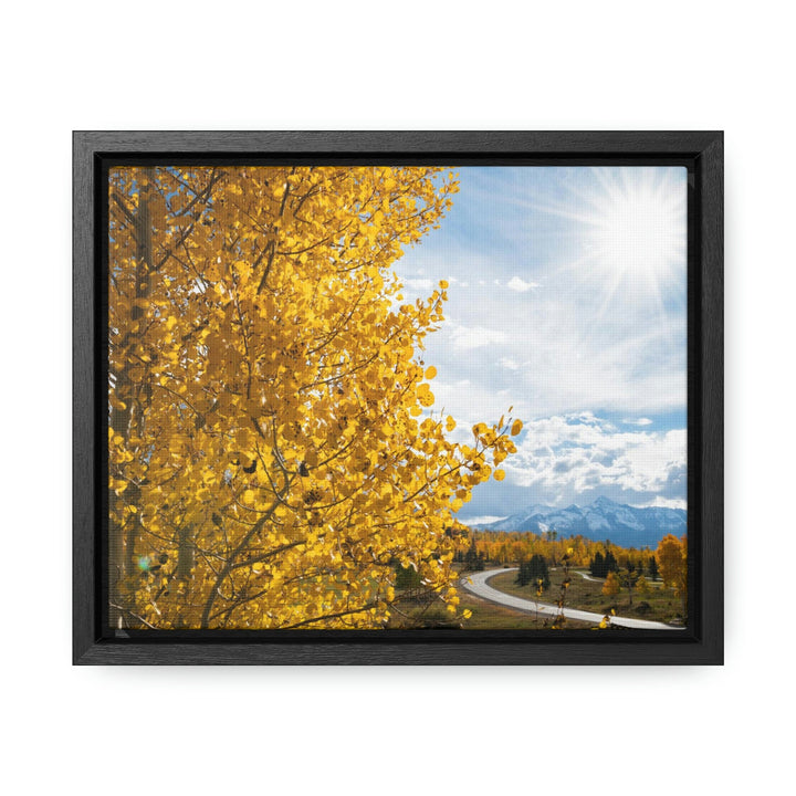 Golden Sunshine - Canvas with Frame - Visiting This World