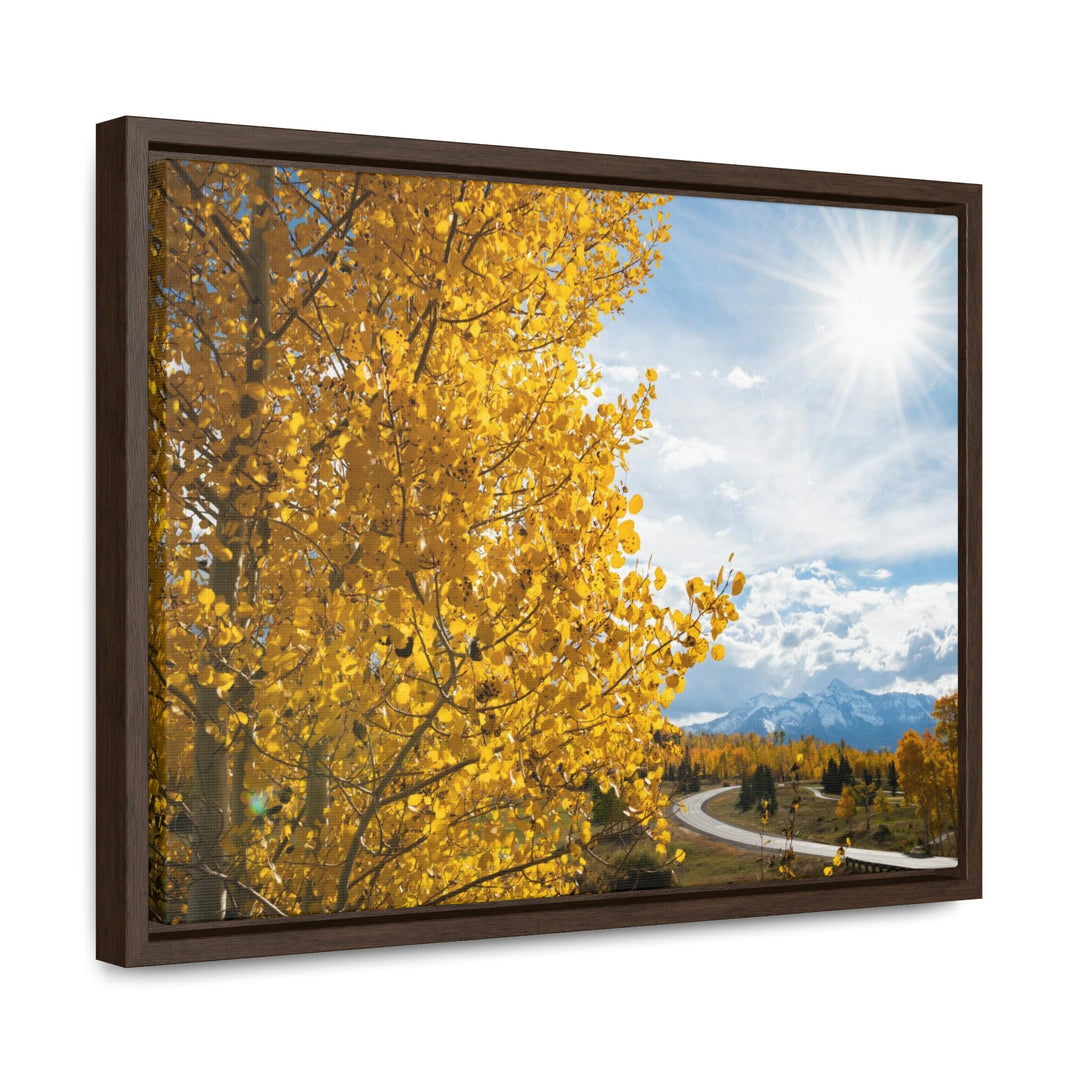 Golden Sunshine - Canvas with Frame - Visiting This World