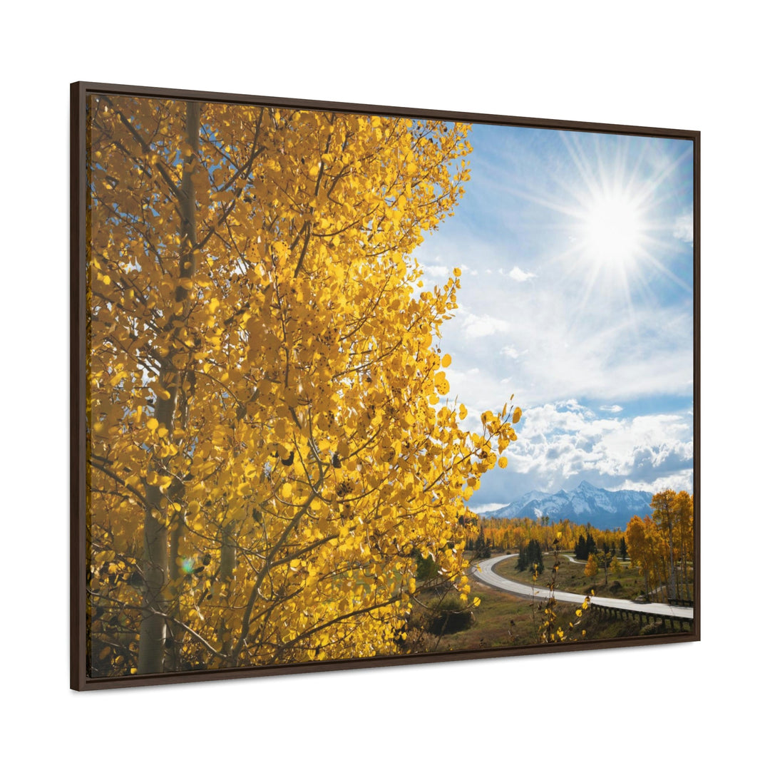 Golden Sunshine - Canvas with Frame - Visiting This World