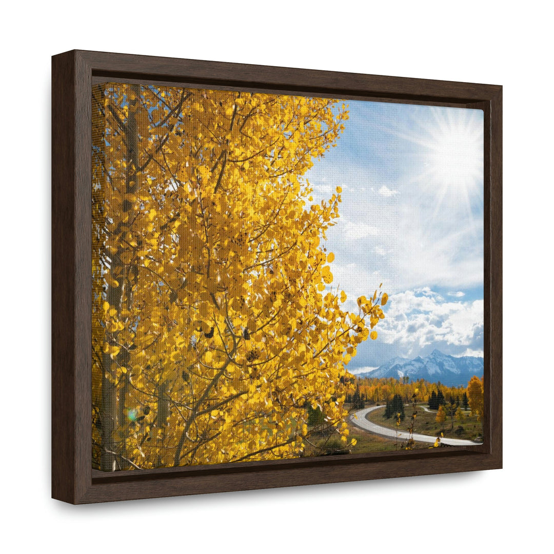 Golden Sunshine - Canvas with Frame - Visiting This World