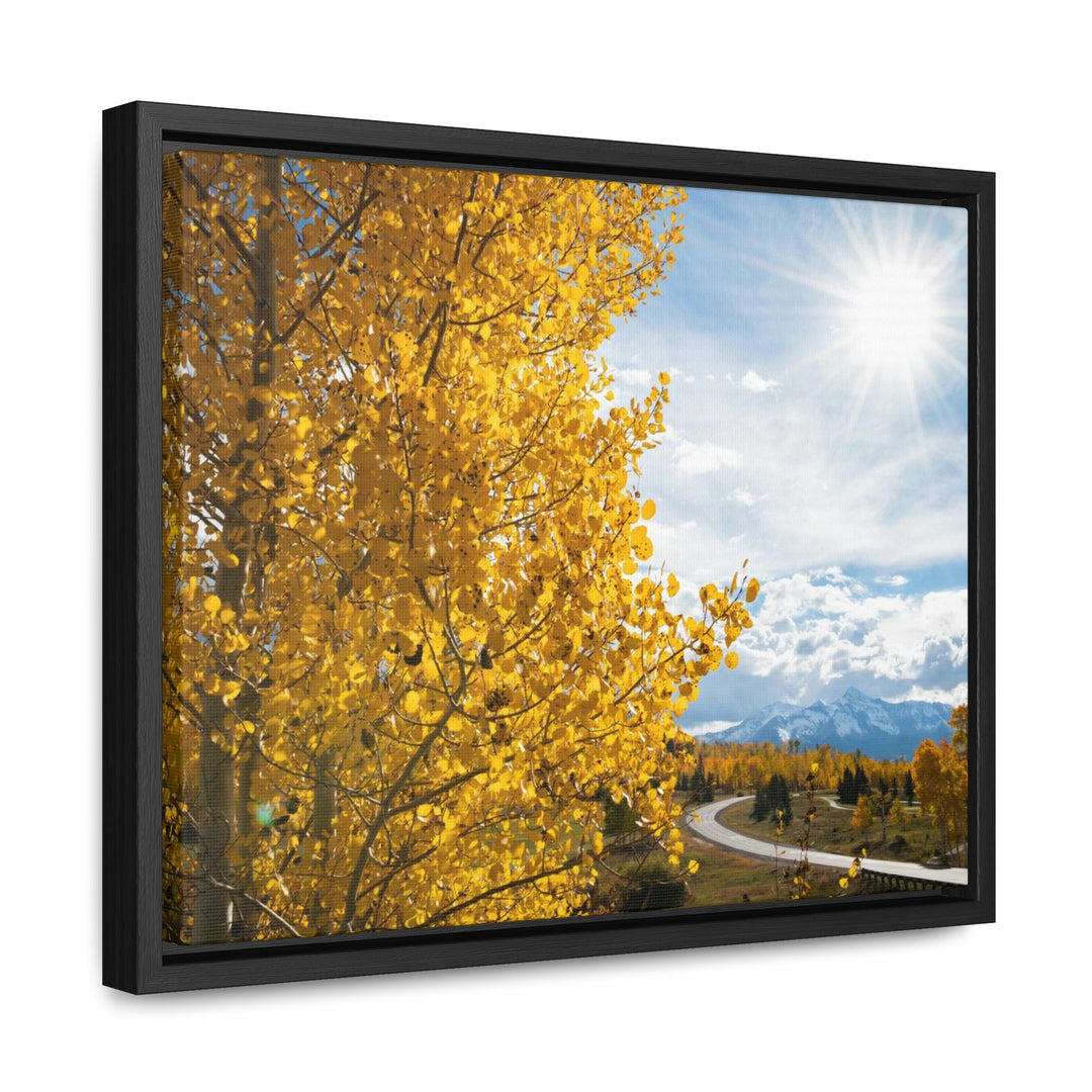 Golden Sunshine - Canvas with Frame - Visiting This World