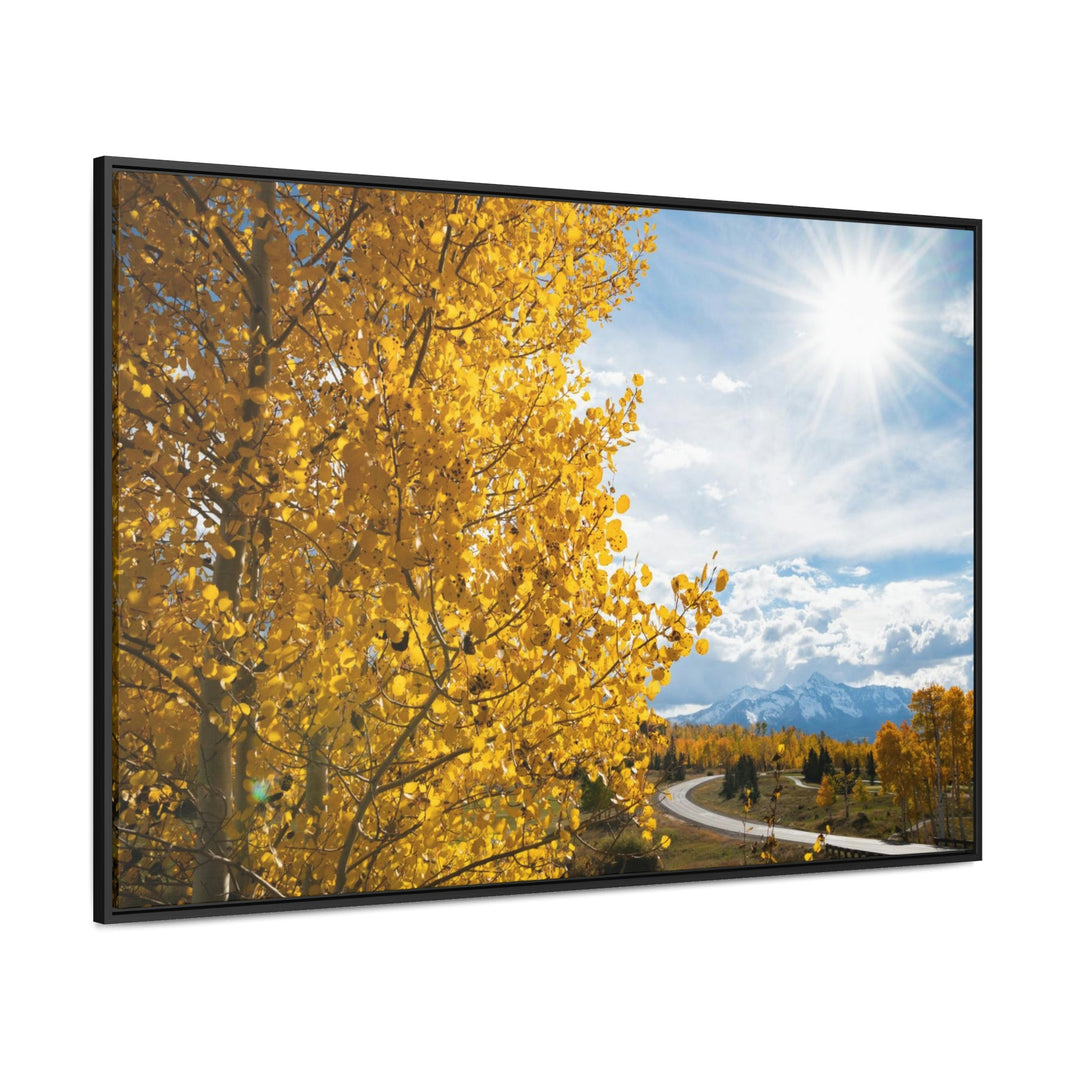 Golden Sunshine - Canvas with Frame - Visiting This World